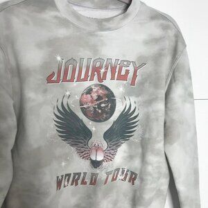 Journey World‎ Tour Sweatshirt Graphic Band XS Measures Womens Medium SEE notes